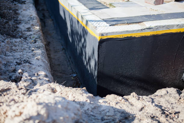 Residential Waterproofing installation at a Beverly, OH home by SJ Waterproofing Pros